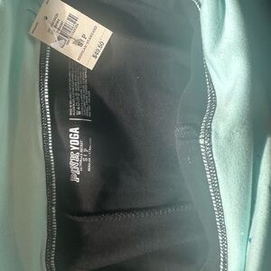 Victoria's Secret Pink Yoga Pants - Black and Mint